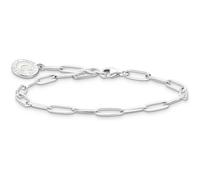 Thomas Sabo Armband Charm-Club Mit Kaltemaille Silber Länge 17 Cm X0286-007-21