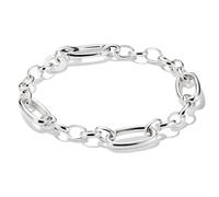 Thomas Sabo Charm-Armband Connect C1203-001-21-L19 – 3 Connect-Links – Recyceltes 925 Silber – 19 cm