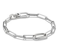 THOMAS SABO Charm-Armband Paperclip mit einem Connect Link Silber Recyceltes 925 Silber