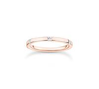 Thomas Sabo Ring TR2396-416-14-54 Sterling Silber - vergoldet Roségold - Zirkonia - Gr. 54