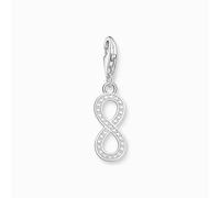 THOMAS SABO Charm-Anhänger Infinity mit Zirkoniasteinen Silber 925 Sterlingsilber