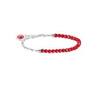 Thomas Sabo Member Charm-Armband rote Beads und Gliederelemente Silber rot A2130-007-10-L15V
