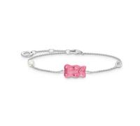 Thomas Sabo - A2151-052-9-L19V - Armband - 925er Silber - Damen - Goldbär pink - 16-19cm