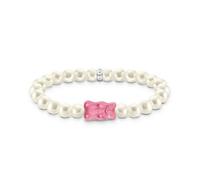 Thomas Sabo - A2154-082-9-L17 - Armband - 925er Silber - Damen - GoldbÃ¤r pink - 17cm
