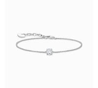 Thomas Sabo Armband mit weißem Zirkonia-Anhänger Silber weiß A2156-051-14-L19V