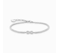 Thomas Sabo Damen-Armband 89201863 – 925er Silber mit Zirkonia – One Size