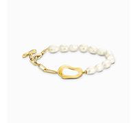 Thomas Sabo Armband A2190-430-14-L19v - Zuchtperle - Bold Elegance 16 - 19 cm - Silber vergoldet