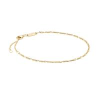 Thomas Sabo Connect A2207-413-39-L19v - Figaro Armband - Silber & Gelbgold Verg. - 16 - 19 cm