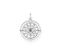 THOMAS SABO Anhänger Amulett Elements of Nature silber 925 Sterlingsilber, Geschwärzt