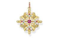 Thomas Sabo Anhänger Amulett Kaleidoskop Schmetterling Gold, PE877-996-7, 4.5, Mehrfarbig