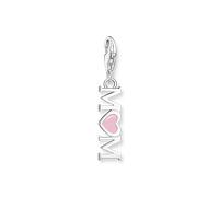 Thomas Sabo Anhänger Charm-Club 925 Sterling Silber Kaltemail Pink Charmista Charms 2001-007-9