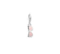 Thomas Sabo 2027-041-9 Charm-Anhänger - Holiday Vibes - Sonnenbrillen - Silber & Emaille & Zirkonia - Rosa-Pink