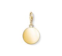 Thomas Sabo Anhänger Charm-Club Coin 925 Sterling Silber Vergoldet Gelbgold 1637-413-39
