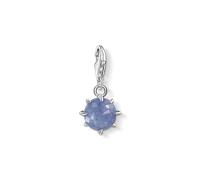 Thomas Sabo Anhänger Charm-Club Geburtsstein Dezember 925 Sterling Silber Dumortierit Zirkonia Blau 1782-624-1