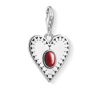 Thomas Sabo Anhänger Charm-Club Herz Roter Stein 1683-111-10