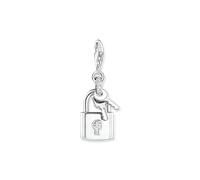 Thomas Sabo Charm-Anhänger - Schloss 1875-051-14 - Sterling Silber - Zirkonia - weiß