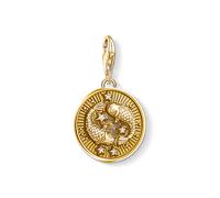 Thomas Sabo Anhänger Charm-Club Sternzeichen Fische 925 Sterling Silber Vergoldet Gelbgold Zirkonia 1651-414-39