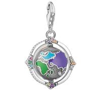 Thomas Sabo Anhänger Charm-Club Vintage Weltkugel Bunt 1766-845-7