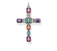 Thomas Sabo - Anhänger - PE859-294-7 - Kreuz - Sterling Silber - Abalone Perlmutt - mehrfarbig