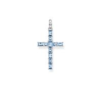 Thomas Sabo PE939-009-1 Anhänger - Silber + synth. Spinell - blau - Kreuz -