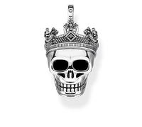 THOMAS SABO Anhänger Totenkopf Krone 925 Sterlingsilber, Geschwärzt