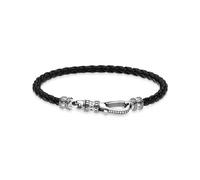 Thomas Sabo Armband 16 cm - A1931-682-11-L17 - Sterling Silber - Leder - schwarz
