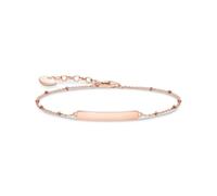 Thomas Sabo Gravur Armband A1975-415-40-L19V Silber verg. Roségold - 16-19 cm