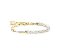 Thomas Sabo Armschmuck Charms-Armband Perlen Coin Charm Club A2129-430-14-L17V