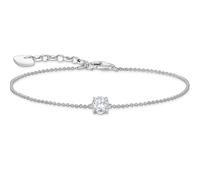 Thomas Sabo Armband mit weißem Zirkonia-Anhänger Silber weiß A2156-051-14-L19V
