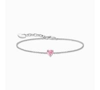 Thomas Sabo Armband mit weißem Zirkonia-Herz 925 Sterlingsilber A2157-051-9