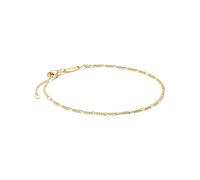 Thomas Sabo Connect A2207-413-39-L19v - Figaro Armband - Silber & Gelbgold Verg. - 16 - 19 cm