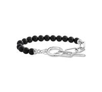 Thomas Sabo Armband A2134-027-11-L19V - 19 cm Silber & Onyx & Zirkonia - Schwarz -