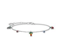 Thomas Sabo Armband A2026-477-7-L19V - 925 Sterlingsilber, Glas-Keramik & synth. Korund 16-19 cm