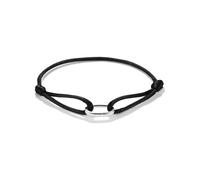 Thomas Sabo Armband Connect C1210-001-11-L24V Textilarmband schwarz 925 Sterling Silber Damen