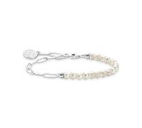 Thomas Sabo Armschmuck Charms-Armband Perlen Coin Charm Club A2129-158-14-L15