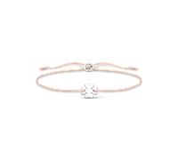Thomas Sabo Armband Kleeblatt silber, 925 Sterlingsilber, 13-20 cm Länge