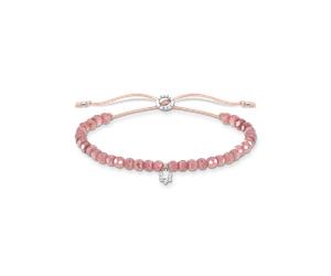 Thomas Sabo Armband Charm-Club Rosa Perlen Weiße Steine Länge 20 Cm A1987-401-9