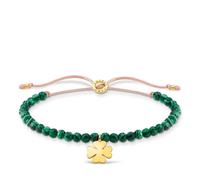Thomas Sabo Charming Collection - Mix & Match - A1983-140-6-L20v - Kleeblatt Armband 13-20 cm - Gelbgold - Grün