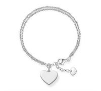 Thomas Sabo Damen Armband Love Bridge Herz 925 Sterling Silber LBA0102-001-12-L19,5v