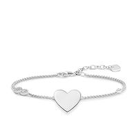 Thomas Sabo A1486-051-14-L19,5v Herz mit Infinity - Armband 16,5-19,5cm - Silber - Zirkonia weiß