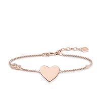 THOMAS SABO Armband Herz mit Infinity 925er Sterlingsilber; 750er Roségold Vergoldung
