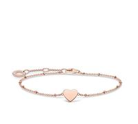 THOMAS SABO Armband Herz mit Kugeln roségold 925 Sterlingsilber, 750 Roségold Vergoldung