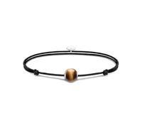 THOMAS SABO Armband Karma Secret mit braunem Tigerauge Bead 925 Sterlingsilber, Nylon