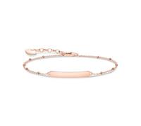 Thomas Sabo Gravur Armband A1975-415-40-L19V Silber verg. Roségold - 16-19 cm