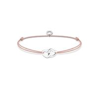 THOMAS SABO Armband Herzen 925 Sterlingsilber, Nylon