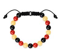 Thomas Sabo Armband Mehrfarbig, 925 Sterlingsilber, geschwärzt, Nylon, 24cm, A1831-962-7-L24v