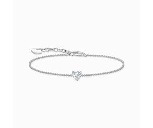 Thomas Sabo Armband Mit Anhänger Herz Zirkonia Länge 19 Cm Silber A2157-051-14-L19V