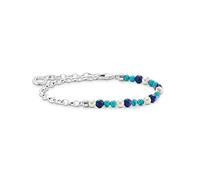 Thomas Sabo A2100-056-7-L19 Armband - Silber + imitierter Lapislazuli + Süßwasserzuchtperle - 19 cm