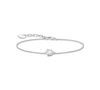 Thomas Sabo Armband mit pinkfarbenem Zirkonia-Tropfen 925 Sterlingsilber A2159-051-14