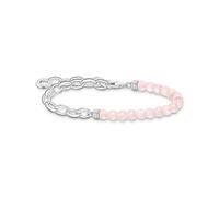 Thomas Sabo A2098-034-9-L17 Armband - Silber + Rosenquarz - pink - 14 - 17 cm